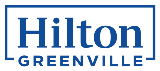 Hilton Greenville - Dark Blue, No Back